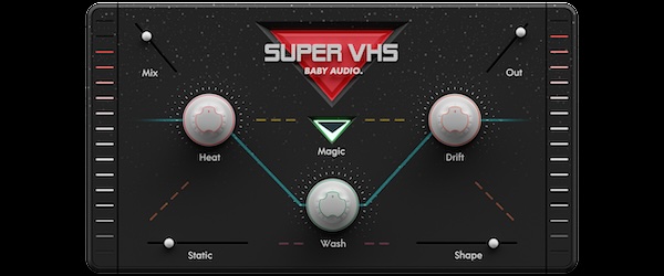 【12/9まで 85％OFF】Baby Audio「Super VHS」1つのノブでで80年代サウンドがよみがえるマルチエフェクタープラグイン｜DTMプラグインセール