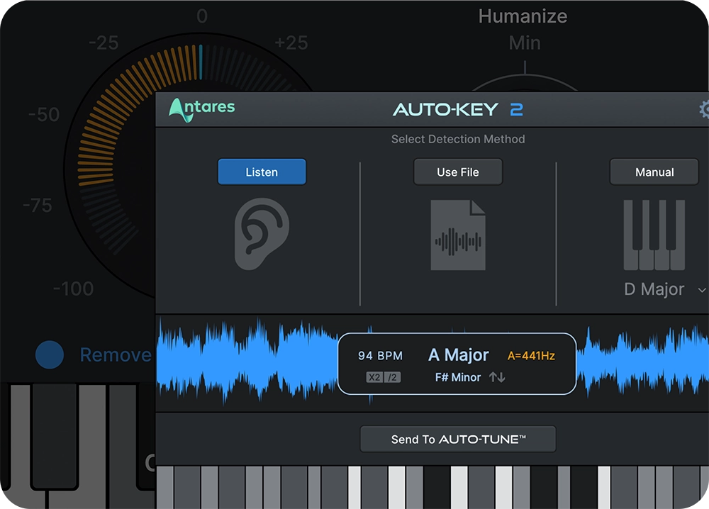 【12/8まで 50％OFF】Antares「Auto-Tune Access 10」プロ仕様のピッチ補正が誰でも簡単に！2つのボタンで操作完結する本物のオートチューン体験｜DTMプラグインセール