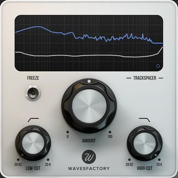 【12/1まで 50％OFF】Wavesfactory「Trackspacer」音の重なりを劇的に解消！32バンドEQで実現するサイドチェイン革命｜DTMプラグインセール