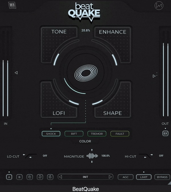 【12/11まで 81％OFF】W. A. Production「BeatQuake」魔法のつまみでドラムが激変する衝撃の音圧革命｜DTMプラグインセール