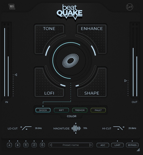 【12/11まで 81％OFF】W. A. Production「BeatQuake」魔法のつまみでドラムが激変する衝撃の音圧革命｜DTMプラグインセール