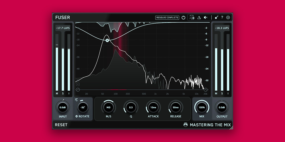 【12/8まで 18％OFF】Mastering The Mix「FUSER」サイドチェインの革命児！音の衝突を自動検知して解決する次世代ミキシングツール｜DTMプラグインセール