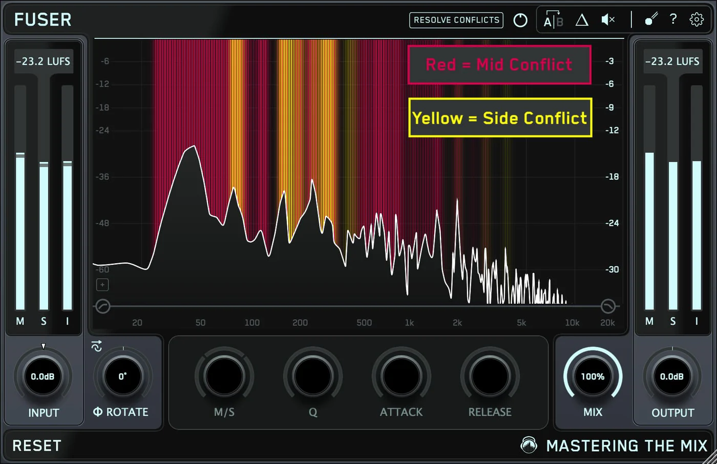 【12/8まで 18％OFF】Mastering The Mix「FUSER」サイドチェインの革命児！音の衝突を自動検知して解決する次世代ミキシングツール｜DTMプラグインセール