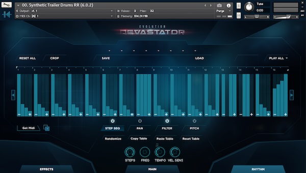 【12/3 18時まで 64％OFF】Keepforest「Evolution: Devastator」映画トレイラーの世界を彩る新作音源！200種の生録音を搭載したプロ仕様のダークでパワフルなインダストリアルサウンド集｜DTMプラグインセール