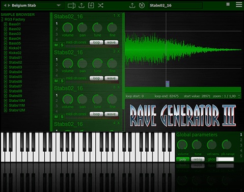 【12/3 18時まで 82％OFF】Audio Blast「Rave Generator 3」伝説のスタブサウンドを完全収録！100種以上のプリセットを搭載したレイブ・テクノ制作の決定版マルチティンブラル・サンプラー｜DTMプラグインセール