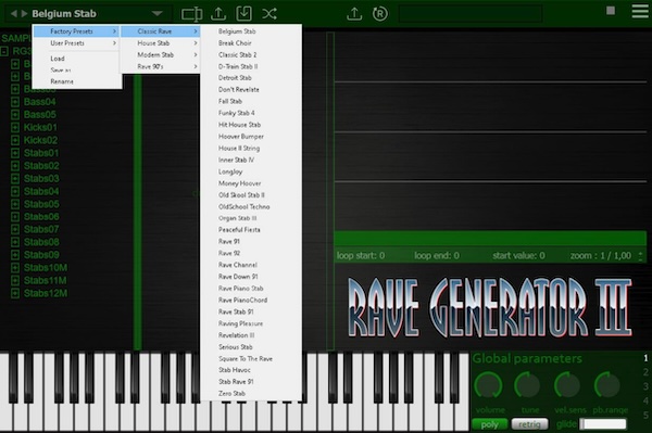 【12/3 18時まで 82％OFF】Audio Blast「Rave Generator 3」伝説のスタブサウンドを完全収録！100種以上のプリセットを搭載したレイブ・テクノ制作の決定版マルチティンブラル・サンプラー｜DTMプラグインセール