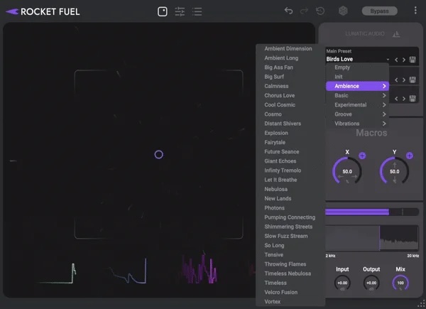 【12/3 18時まで 71％OFF】Lunatic Audio「Rocket Fuel」ボーカルからミックスまで全てが進化する躍動感あふれるマルチエフェクト！音を動きで彩る革新的プラグイン｜DTMプラグインセール