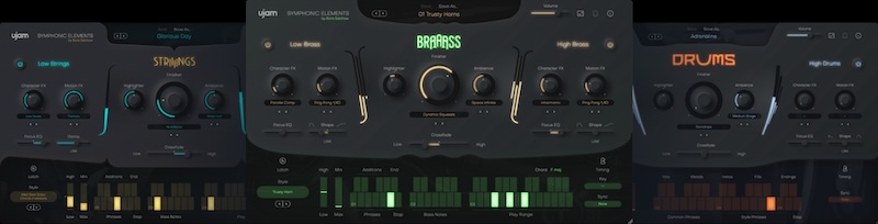 【1/6まで 62％OFF】UJAM「Symphonic Elements Bundle」誰でも簡単に映画サントラ級のオーケストラサウンドを手軽に実現！金管・打楽器・弦楽器（BRAAASS、DRUMS、STRIIIINGS）音源セット｜DTMプラグインセール
