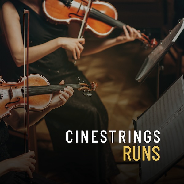 【12/31まで 40％OFF】Cinesample「CineStrings Runs」映画音楽のための最強アイテム！弦楽アンサンブルの動きのある演奏を収録した圧倒的リアリティのストリングス音源｜DTMプラグインセール