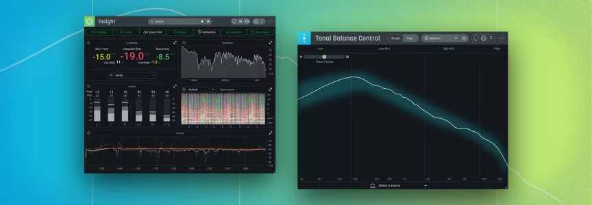 【12/24まで 85％OFF】iZotope「Tonal Balance Control 2」どんな環境でも的確なミックスを実現！ジャンル別のターゲットカーブで完璧なバランスを目指す音楽制作の新定番プラグイン｜DTMプラグインセール