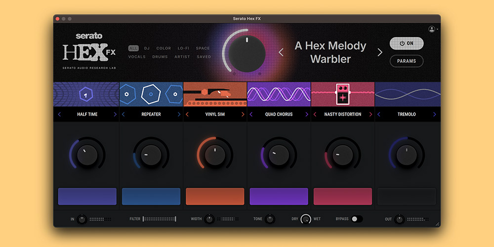 Serato「Hex FX」45種以上のエフェクトを自由に連結！ビートメイクからミックスバスまでサウンドデザインの可能性が無限大になる次世代オールインワンエフェクト