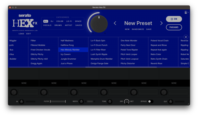 Serato「Hex FX」45種以上のエフェクトを自由に連結！ビートメイクからミックスバスまでサウンドデザインの可能性が無限大になる次世代オールインワンエフェクト