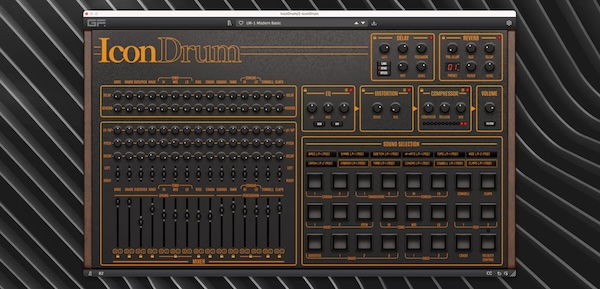 【1/7まで 50％OFF】GForce Software「IconDrum」往年の名機が進化を遂げた！80年代ビンテージサウンドと最新機能を融合した次世代ドラムマシン｜DTMプラグインセール