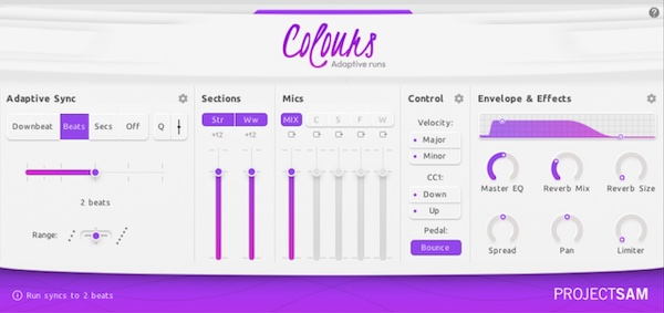 【1/1まで 30％OFF】ProjectSAM「Colours: Adaptive Runs」プロジェクトに即座に同期！管弦楽の躍動感を演出する究極のフレーズ音源｜DTMプラグインセール