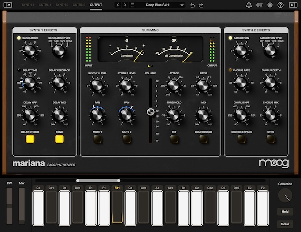 【12/31まで 60％OFF】「Moog Mariana」次世代ベースサウンド製作の決定版！ベース音作りに特化したデュアルレイヤーシンセ｜DTMプラグインセール