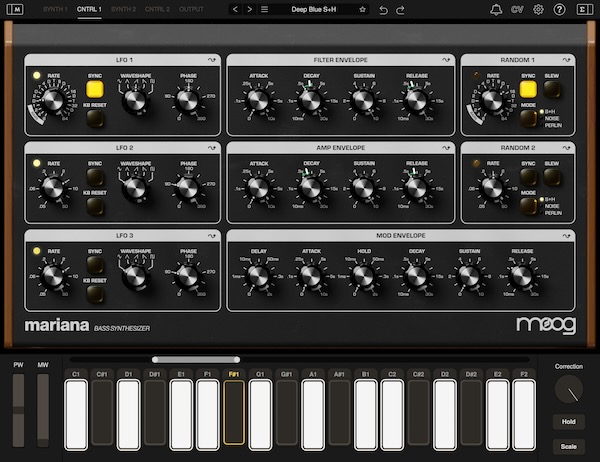 【12/31まで 60％OFF】「Moog Mariana」次世代ベースサウンド製作の決定版！ベース音作りに特化したデュアルレイヤーシンセ｜DTMプラグインセール