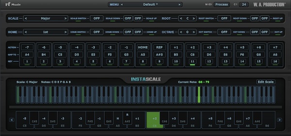 【1/2まで 60％OFF】W. A. Production「InstaScale」初心者でもプロ級フレーズが作れる！16個のキーで全てのスケールを自在に演奏できる作曲の常識が変わる次世代ツール｜DTMプラグインセール