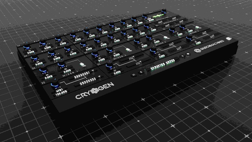 【1/5まで 83％OFF】Glitchmachines「Cryogen」ドラッグ＆ドロップによる柔軟な操作でエラー音などのノイズを作成するモジュラー式グリッチジェネレーター｜DTMプラグインセール