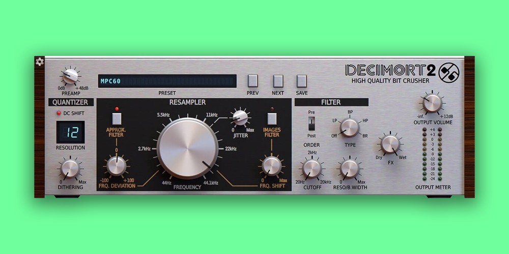 【12/31まで 40％OFF】D16 Group「Decimort 2」AkaiやE-MU、伝説のサンプラーサウンドが蘇る！プロ絶賛のカラーリング効果を得られるヴィンテージサンプラーエミュレーションの決定版｜DTMプラグインセール