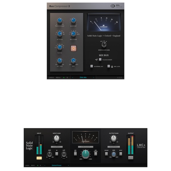 【1/2まで 91％OFF】Solid State Logic「SSL Bus Compressor 2 and LMC+ Bundle」ミックスとクリエイティブの両雄が集結！プロの現場で愛されたSSL必携の2大コンプレッサーバンドル｜DTMプラグインセール