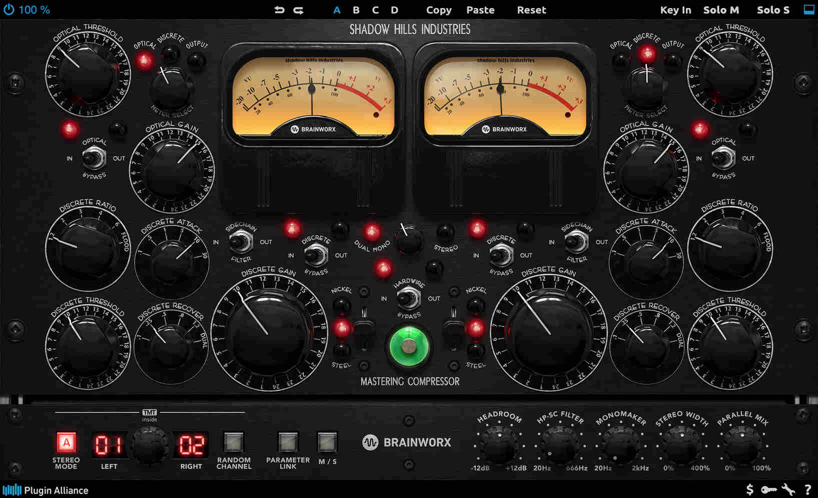 【1/6まで 90％OFF】Brainworx「Shadow Hills Mastering Compressor Class A」伝説の50台限定機が遂にプラグイン化！LundahlトランスとクラスA回路が織りなす至高のマスタリングコンプレッサー｜DTMプラグインセール