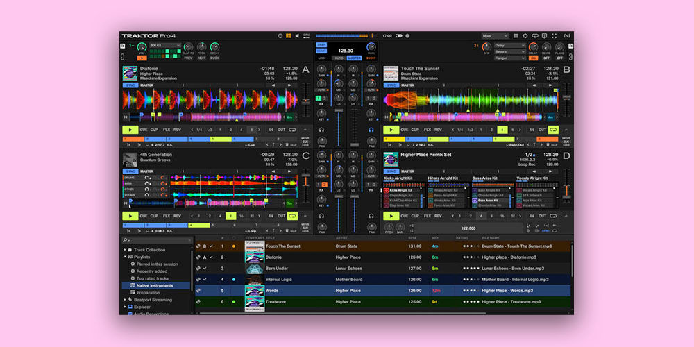 【1/15まで 33％OFF】Native Instruments「Traktor Pro 4」DJの創造力が無限に広がるステム分離からパターンプレイヤーまで搭載した究極のパフォーマンス環境｜DTMプラグインセール