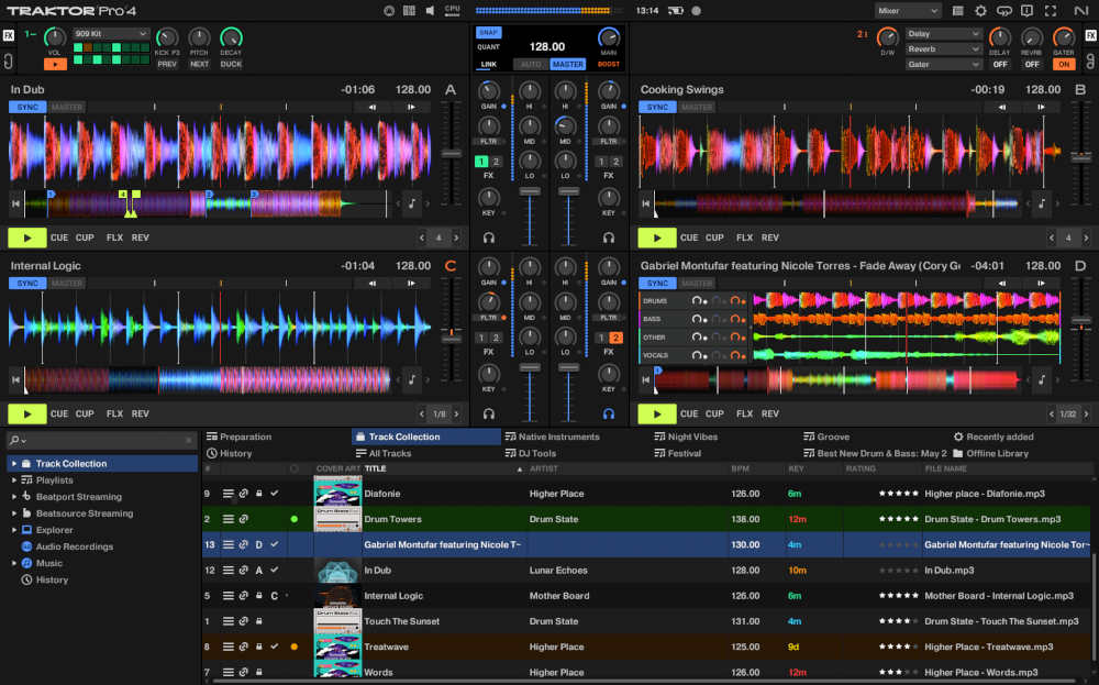 【1/15まで 33％OFF】Native Instruments「Traktor Pro 4」DJの創造力が無限に広がるステム分離からパターンプレイヤーまで搭載した究極のパフォーマンス環境｜DTMプラグインセール