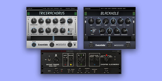 【1/3まで 86％OFF】Eventide「Effects Bundle」リバーブ、コーラス、フェイザー。Eventide至高の3製品が限定バンドルで登場！DTMプラグインセール