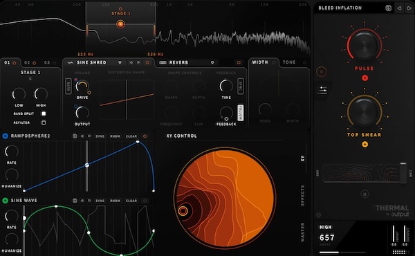 【1/8まで 49％OFF】Output「Thermal」マルチステージエンジン搭載！ビットクラッシャーからリバーブまで直感的な操作で多彩な歪みを作り出すディストーションプラグイン｜DTMプラグインセール