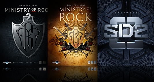 【1/21 16時まで 70％OFF】EastWest「Rock Legends Collection」ギター、ベース、ドラム（Ministry of Rock, Ministry of Rock 2, Stormdrum Pro 2）ロック制作に必要な全てが詰まった3つのプロ仕様サウンド制作プラグインバンドル｜DTMプラグインセール