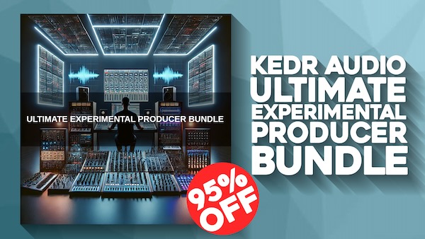 【1/28 11時まで 95％OFF】KEDR AUDIO「Ultimate Experimental Producer Bundle」サウンドデザインやシネマティック音楽制作、実験的な音楽制作に最適な合計38.16GBのサウンドライブラリ｜DTMプラグインセール