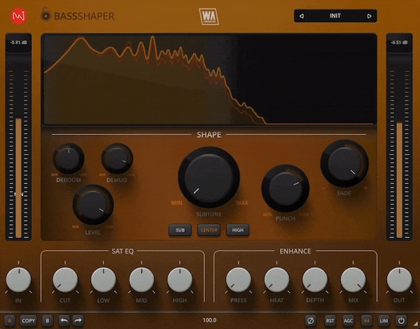 【1/30まで 70％OFF】W. A. Production「BassShaper」低域のプロフェッショナルツール！瞬時にベース音を最適化し完璧にコントロールする次世代ベースプロセッサー｜DTMプラグインセール