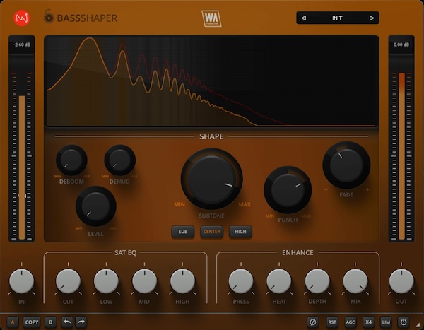 【1/30まで 70％OFF】W. A. Production「BassShaper」低域のプロフェッショナルツール！瞬時にベース音を最適化し完璧にコントロールする次世代ベースプロセッサー｜DTMプラグインセール