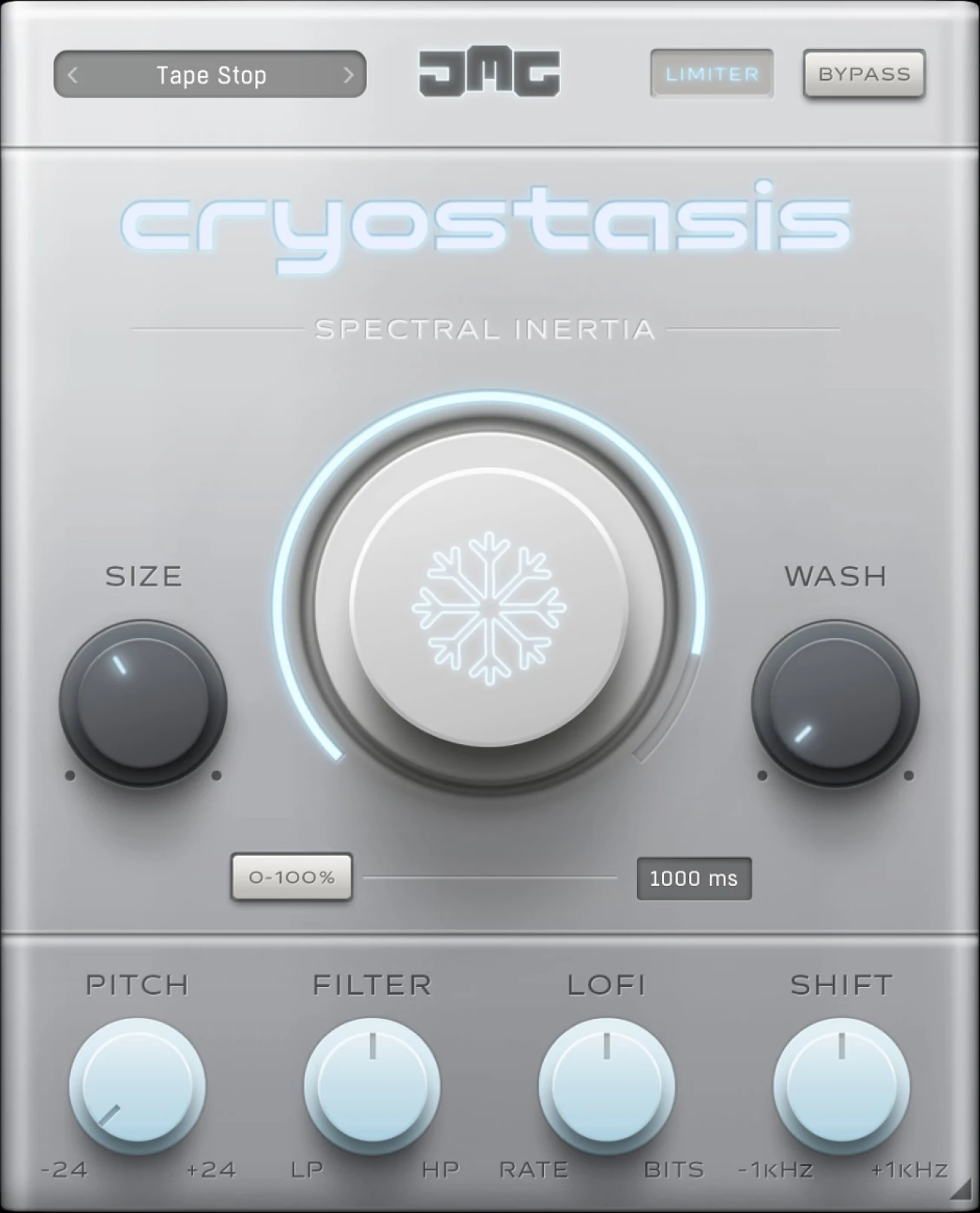 【1/26まで 60％OFF】United Plugins「Cryostasis」音の時間を自在に操る！スペクトラル処理で実現する新次元のフリーズエフェクト｜DTMプラグインセール