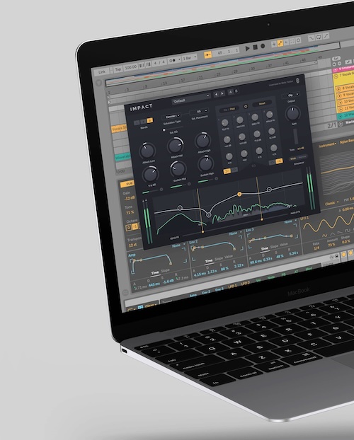 【1/26まで 50％OFF】Surreal Machines「Impact」プロ級ドラム音作りの新定番！アナログ風サチュレーションも搭載し、トランジェント・コントロール制御を実現したマルチバンドドラムプロセッサー｜DTMプラグインセール