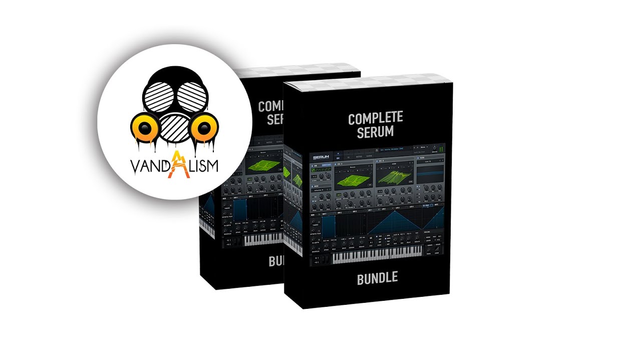 【1/27 17時まで 93％OFF】Vandalism Sounds「Massive Serum Bundle」EDMからハウスまで！Serumユーザー必見の50パック＆3,300プリセットの究極バンドル｜DTMプラグインセール