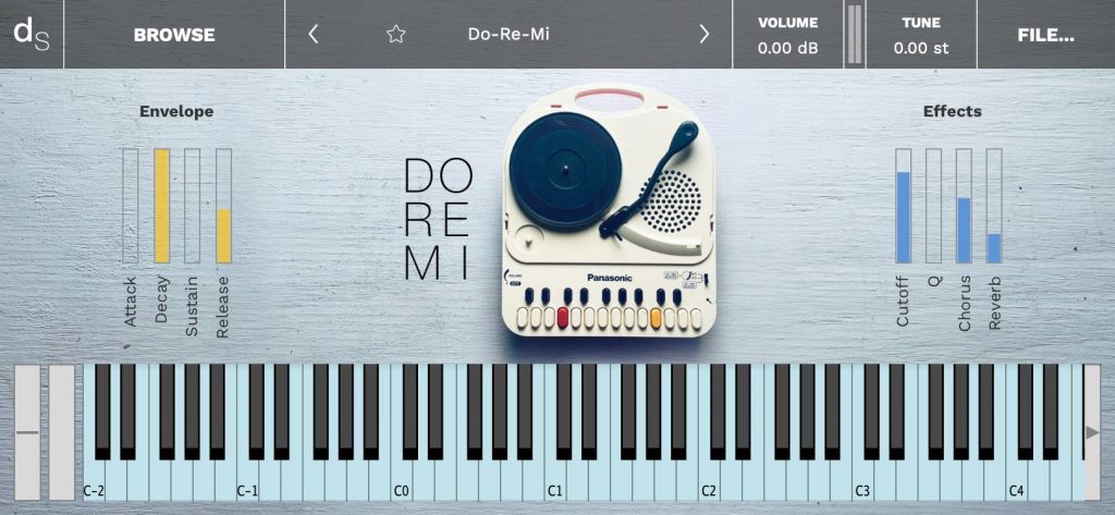 【終了日未定 無料配布】Decent Samples「Panasonic Do-Re-Mi」1977年に発売されたアナログシンセサイザーとオルガン機能を備えたレトロシンセ｜DTMプラグインセール