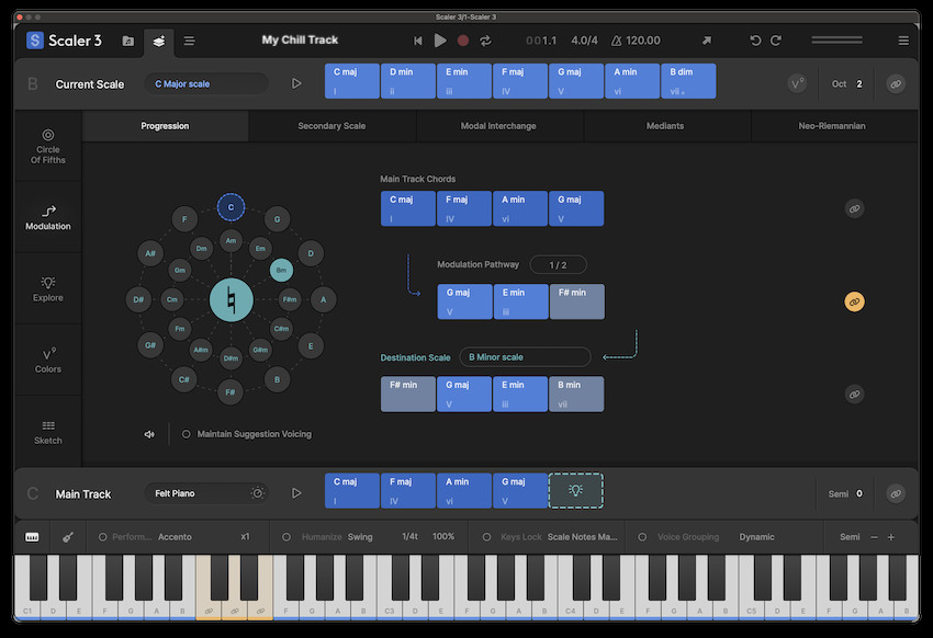 【2/28まで 16％OFF】「Scaler 3」待望の新バージョン登場！音楽制作を革新した世界で最も愛される作曲支援ツールが完全進化｜DTMプラグインセール