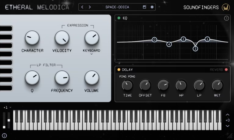 【期間限定 無料配布】SoundFingers「Etheral Melodica」アナログディレイ＆無限リバーブ搭載！ダブやレゲエにピッタリの操作性抜群メロディカプラグイン｜DTMプラグインセール