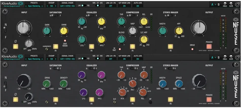 【1/30で 57％OFF】Kiive Audio「NFuse」シグナルチェーンのカスタマイズも自由自在！2つの伝説的バスプロセッサーを1つに凝縮した革新的プラグイン｜DTMプラグインセール