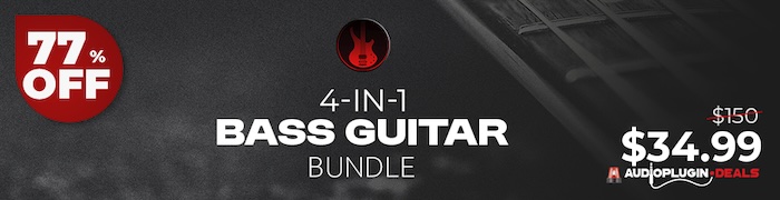 【2/3 18時まで 77％OFF】Pfundstein Audio「4-in-1 Bass Guitar Plugin Bundle」ロックもメタルもお任せ！ESP、Sandbergなどのベースギター名機4機種を完全再現したプラグインバンドル｜DTMプラグインセール