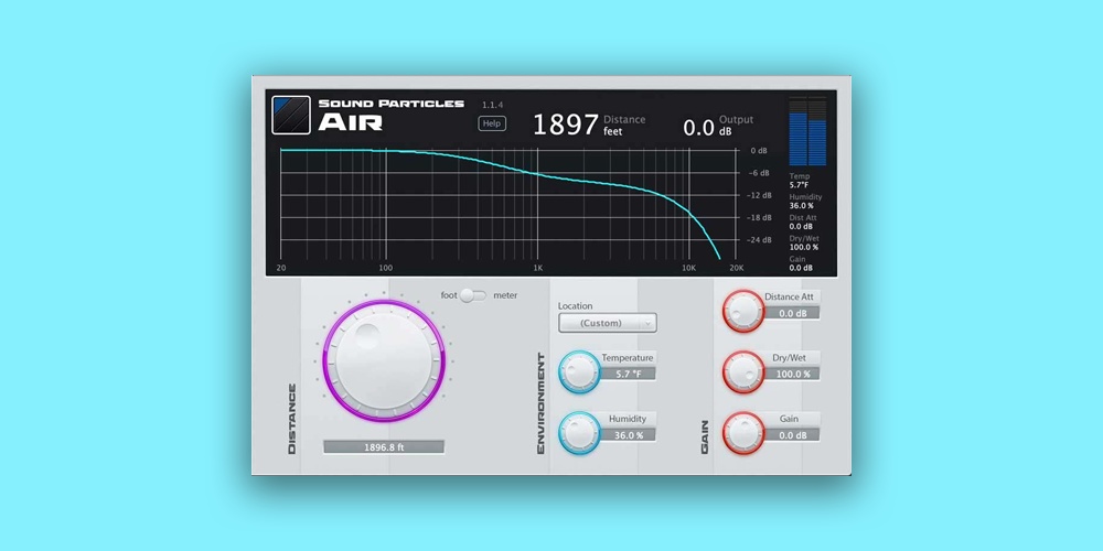 【1/31まで 30％OFF】Sound Particles「Air」ミックスに自然な奥行きを！1つのノブで距離感を自在に操る究極の空間系プラグイン｜DTMプラグインセール