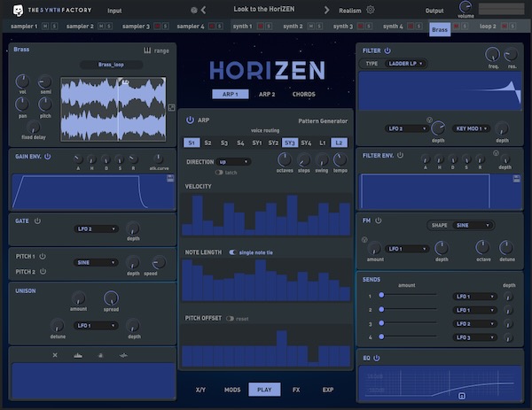 【1/31まで 30％OFF】Tracktion「Horizen」10ボイス×4エンジン搭載！EDMから映像音楽制作まで作曲家が作曲家のために作った究極のシンセサイザー｜DTMプラグインセール