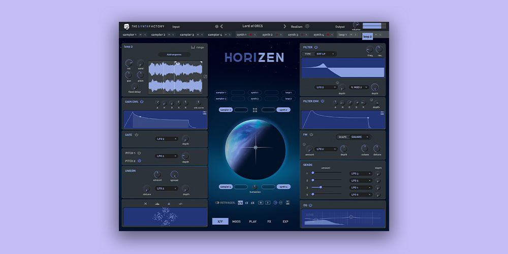 【1/31まで 30％OFF】Tracktion「Horizen」10ボイス×4エンジン搭載！EDMから映像音楽制作まで作曲家が作曲家のために作った究極のシンセサイザー｜DTMプラグインセール