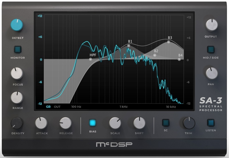 【2/2まで 27％OFF】McDSP「SA-3 Spectral Processor」ボーカル・ナレーション処理の新標準！1000バンド搭載で細かな音声補正が実現する究極のダイアログ処理｜DTMプラグインセール