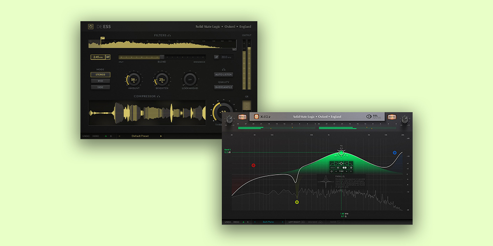 【1/28まで 90％OFF】Solid State Logic「SSL DeEss and X-EQ 2 Bundle」プロのEQ/ディエッシング環境を一挙に構築！音楽制作を次のレベルに引き上げる24バンドEQとディエッサーの最強タッグ｜DTMプラグインセール