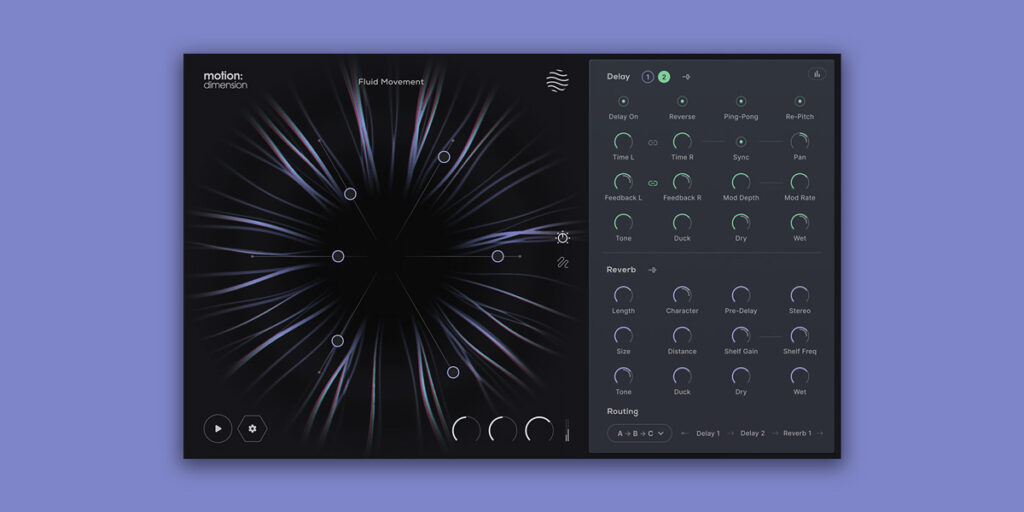 【1/31まで 50％OFF】Excite Audio「Motion: Dimension」リバーブ×ディレイの常識をくつがえす！6つのマクロで音の立体感をあやつる次世代エフェクター｜DTMプラグインセール