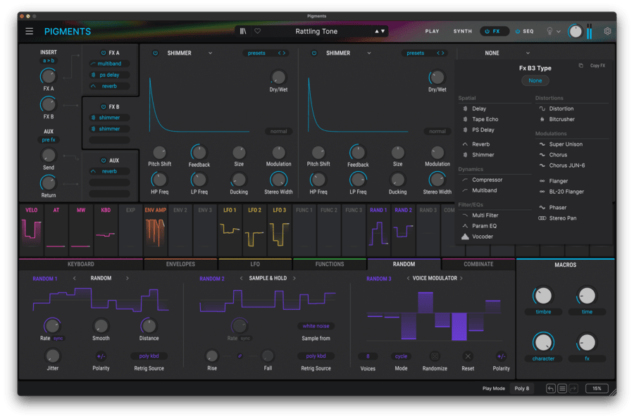 【2/18まで 50％OFF】Arturia「Pigments 6」直感的な操作性と6種のエンジン×1600以上のプリセットを実装！モーダル、グラニュラー、ウェーブテーブルを完全搭載した万能シンセサイザー｜DTMプラグインセール