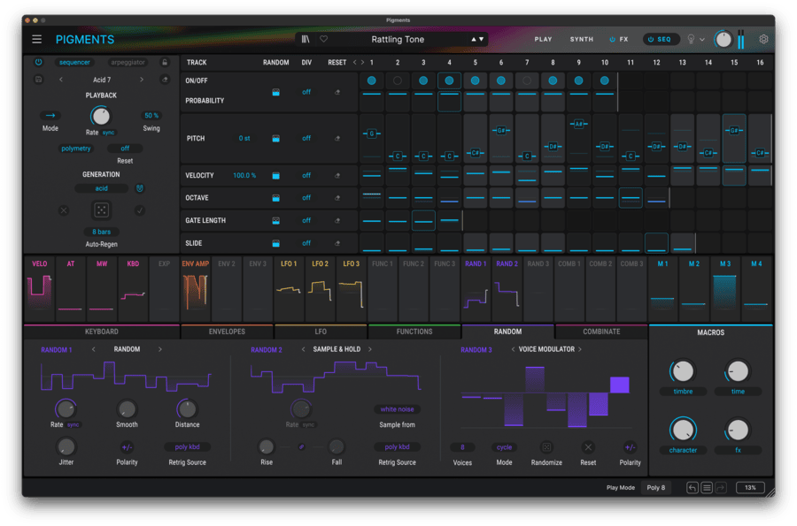 【2/18まで 50％OFF】Arturia「Pigments 6」直感的な操作性と6種のエンジン×1600以上のプリセットを実装！モーダル、グラニュラー、ウェーブテーブルを完全搭載した万能シンセサイザー｜DTMプラグインセール