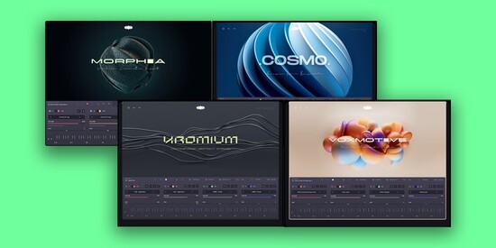 Audiomodern「Soundbox Instruments Bundle」抽象的なキーボード、歪んだストリングス、神秘的なボイス、3つの個性的な音源（Cosmo、Kromium、Voxmotive）がセットに！